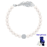 High Jewelry Pearl Bracelet, White, Gift Box