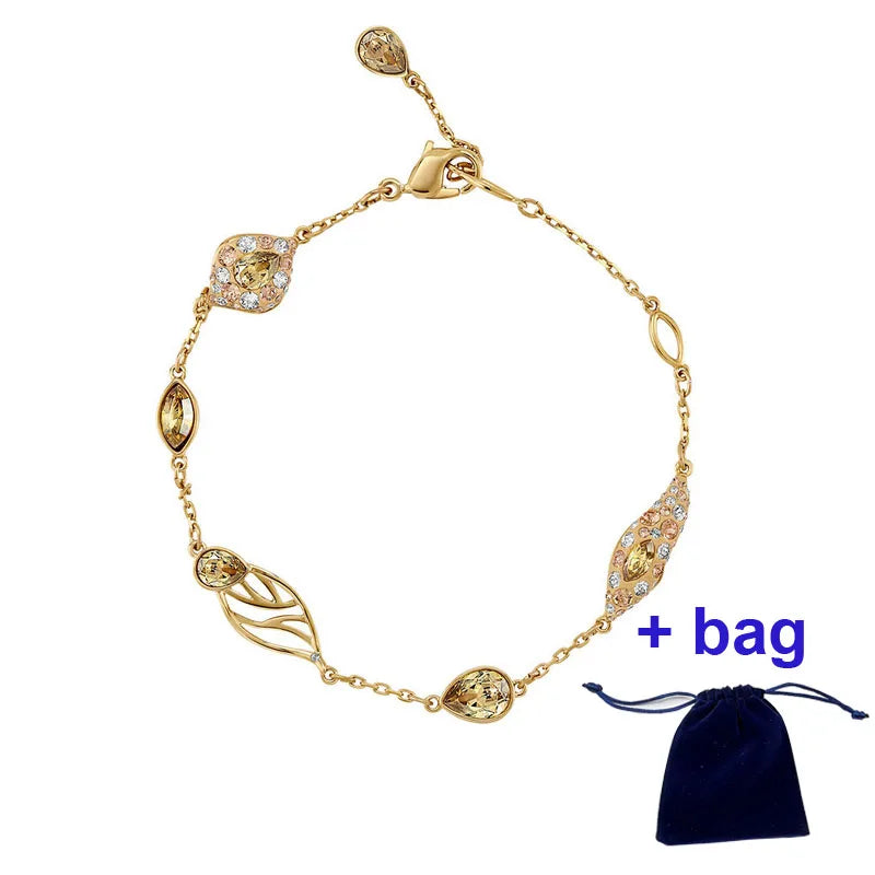 High Jewelry Bracelet Tower Graceful Crystal M Bracelet Gift Box