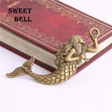 10pcs 22*76mm Mermaid Charm Ocean Pendant DIY Charms 3C414