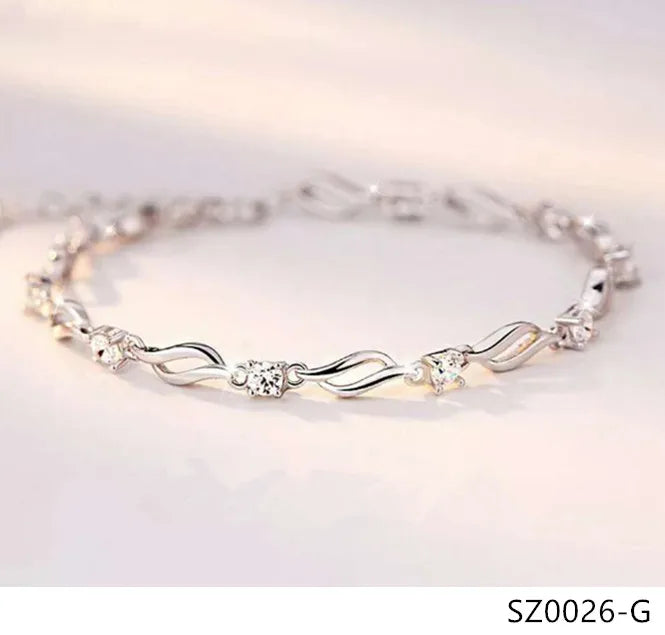 Crystal Stone Charms Women's Bracelet Engagement
