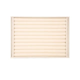 SZanban Velvet Ring Trays Jewelry Holder Box 10 Slots Earring Organizer - Beige