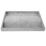 Large Necklace Jewelry Display Tray Box Stand Holder with 20 Hooks