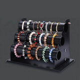 3 Tier Acrylic Jewelry Holder Bracelet Organizer Necklace Management