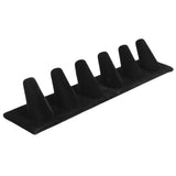 6 Finger Velvet Jewelry Ring Display Stand Holder Organizer