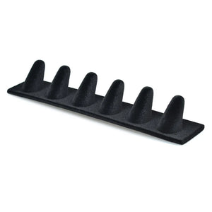 6 Finger Velvet Jewelry Ring Display Stand Holder Organizer
