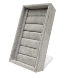 7 Slots Velvet Ring Organizer Drawer Jewelry Tray Storage Counter