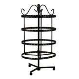 Metal 144 Holes Earring Holder Jewelry Stand Display Rack