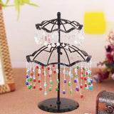 European Princess Jewelry Showcase Umbrella Nacklace Storage Rack
