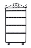 Earrings Holder Rack Jewelry Display Organizer Stand Metal 48 Holes