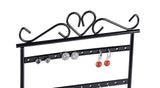 Earrings Holder Rack Jewelry Display Organizer Stand Metal 48 Holes