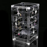 Acrylic Earring Display Stand Necklace Bracelet Showcase Jewelry Organizer