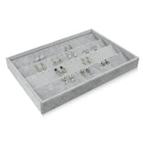 Grey/Red Velvet Earring Display Organizer for Store Counter Show