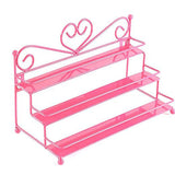 IronArt 3Layer Nail Polish Holder Lipstick Storage Shelf
