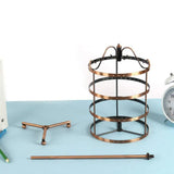 Metal Rotating Earring Holder Jewelry Stand Display Rack