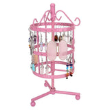 Rotating Earring Holder Showcase Jewelry Organizer Display Stand
