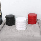 Rotating Jewelry Box Small Organizer Portable Storage Case for Rings Earrings