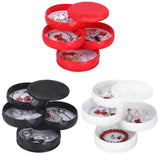 Rotating Jewelry Box Small Organizer Portable Storage Case for Rings Earrings