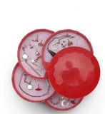 Rotating Jewelry Box Small Organizer Portable Storage Case for Rings Earrings