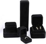 Velvet Jewelry Box Set 6 Pieces Necklace Bracelet Bangle Earring Ring Case