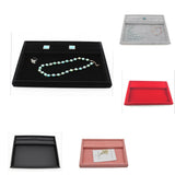 Velvet Jewelry Organizer Tray Box - Grey