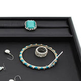 Velvet/PU Small Jewelry Storage Multifunction Display Tray