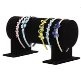 Velvet Headband Hair Hoop Holder Display Stand Rack Organizer