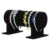 Velvet Headband Hair Hoop Holder Display Stand Rack Organizer