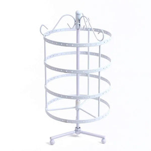 Metal Rotating Spin Table Earring Holder Jewelry Display Rack