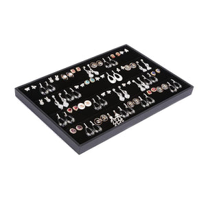 Velvet Tray Earrings Organizer Jewelry Holder Storage Showcase Display