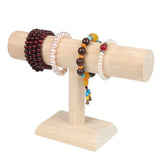 Wooden T-Bar Bracelet Necklace Jewelry Display Stand
