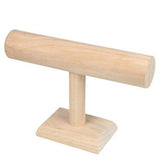 Wooden T-Bar Bracelet Necklace Jewelry Display Stand
