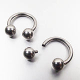 2PCS Stainless Steel BCR Nose Ring CBR Body Jewelry