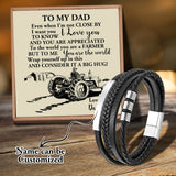 Personalized Daughter To My Dad Name Pendant