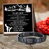 Love Mum Customizable Message Card Bracelet for Son
