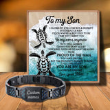 Love Dad Message Bracelet for Son