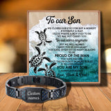 To Our Son We Closed Our Eyes For Love Mom Dad Customizable Bracelet