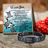 To Our Son We Closed Our Eyes For Love Mom Dad Customizable Bracelet