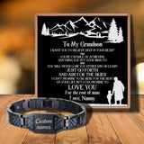 Love Nanny Customizable Message Card Bracelet for Grandson