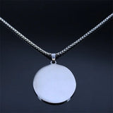 Sacred Heart of Jesus Cross Necklace Stainless Steel Christmas Gift
