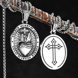 Sacred Heart of Jesus Stainless Steel Pendant Chain Gift