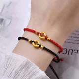 Couple Bracelet Set with Plated Pendant, Wedding Engagement Bangles
