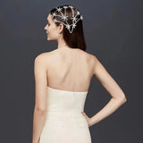 Star Queen Crown Rhinestone Wedding Tiara For Women