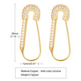925 Silver CZ Stone Zircon Stud Earring for Women