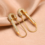 925 Silver CZ Stone Zircon Stud Earring for Women