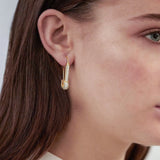 925 Silver CZ Stone Zircon Stud Earring for Women