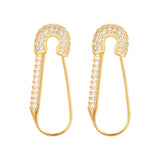 925 Silver CZ Stone Zircon Stud Earring for Women