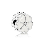 Sterling Silver S925 Bracelet with Logo Bead String Bracelet