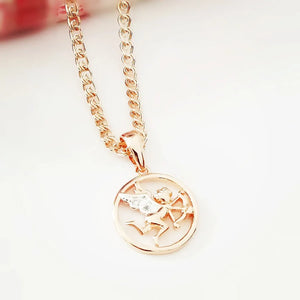 Sagittarius Pendant 585 Rose Jewelry Constellation Women Pendant Gift