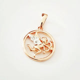 Sagittarius Pendant 585 Rose Jewelry Constellation Women Pendant Gift