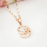 Sagittarius Pendant 585 Rose Jewelry Constellation Women Pendant Gift
